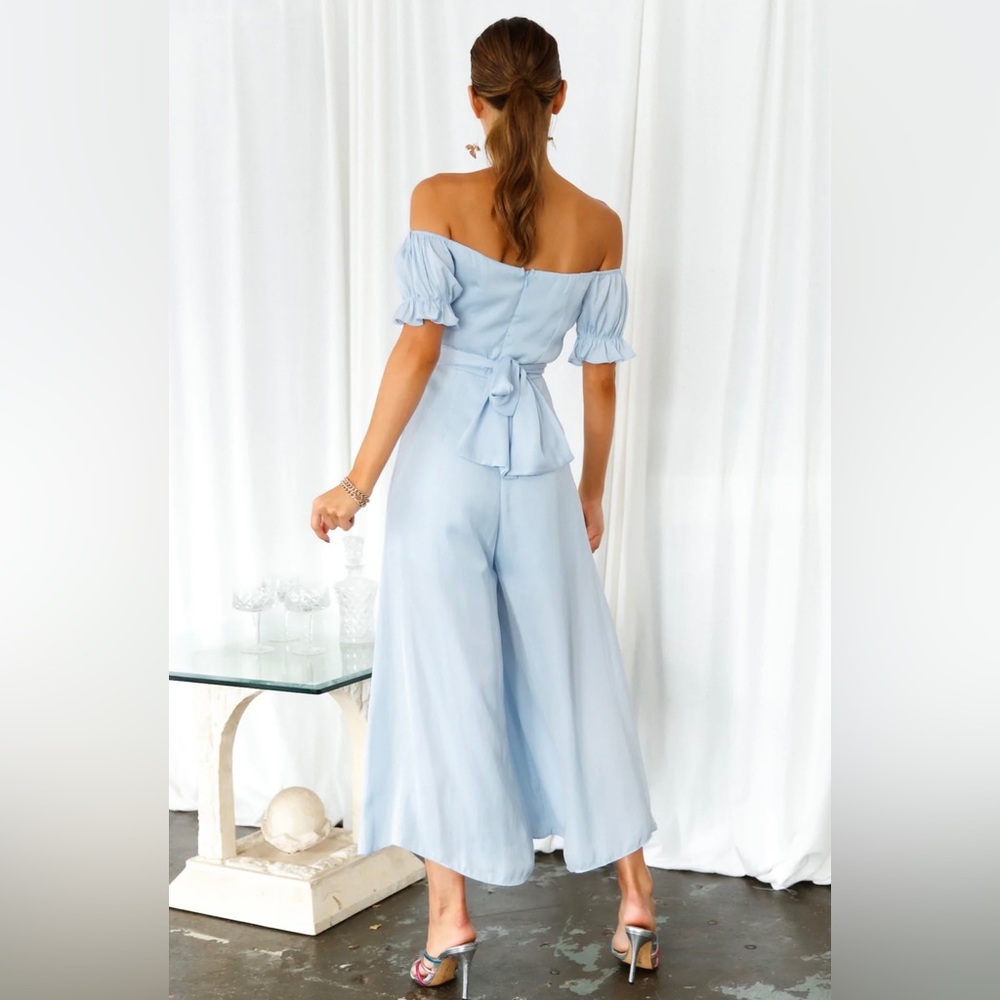 Hello Molly POUR ANOTHER ONE JUMPSUIT BLUE - Picture 2 of 5